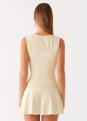 Minivestido Kelda - Amarillo