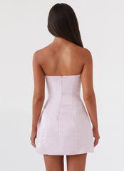 Minivestido con lazo Girl Crush - Rosa
