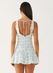 Minivestido de Linho Meggie - Estampa Sweet Daydream
