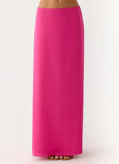 Falda Larga Ashlea - Fucsia