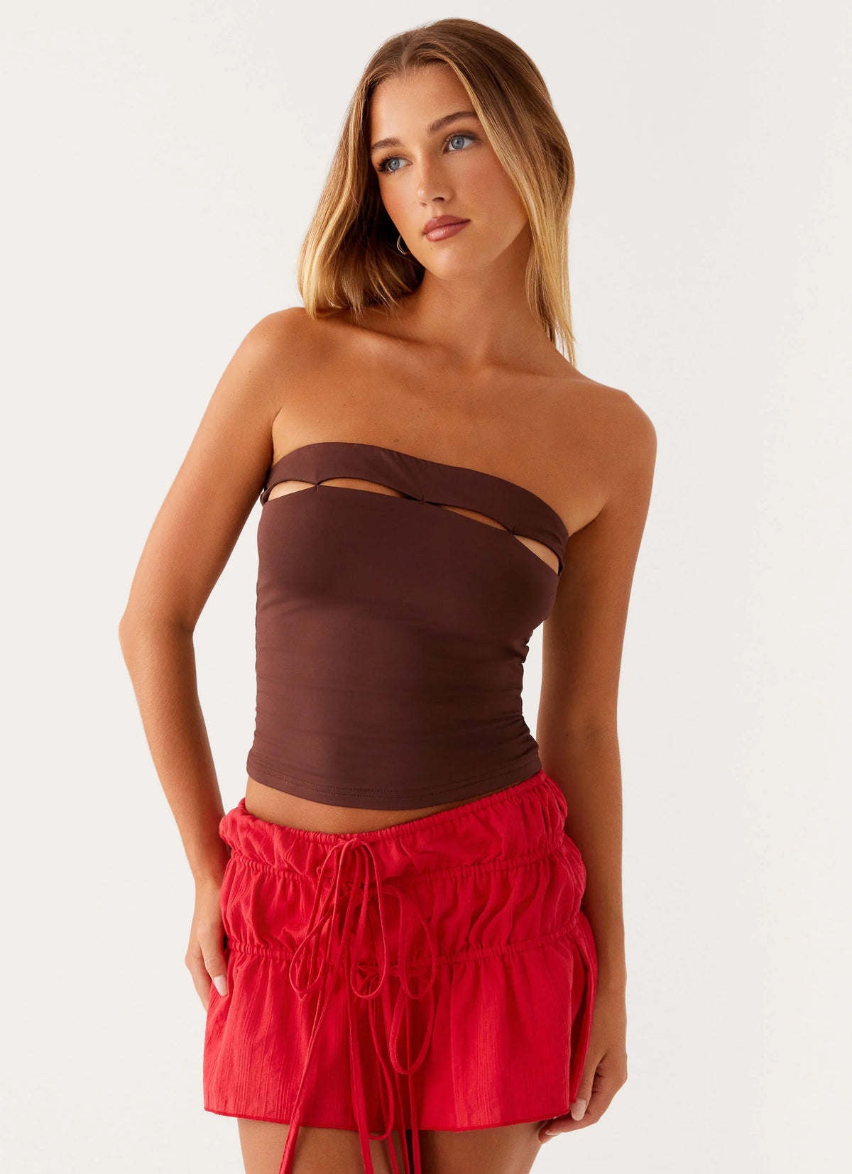 Top bandeau Fia - Chocolate