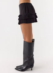 Minifalda pantalón Skyler - Negro
