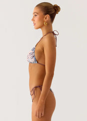 Top de bikini halter Mommae - Aqua Blur