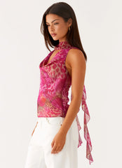 Clovah Top - Lagoa Lavanda