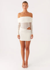Minivestido No Doubt - Marfil