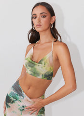 Top con cuello vuelto Zenta - Rainforest