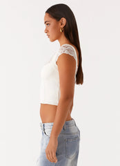 Blusa Tabitha de Renda - Limão
