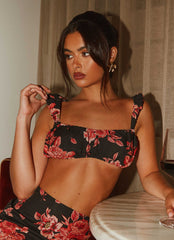 Top bralette Valencia Villa - Midnight Rosa