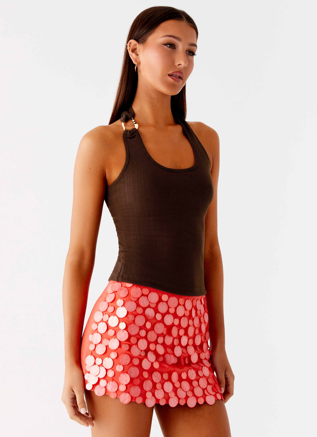 Top Halter Nera - Chocolate