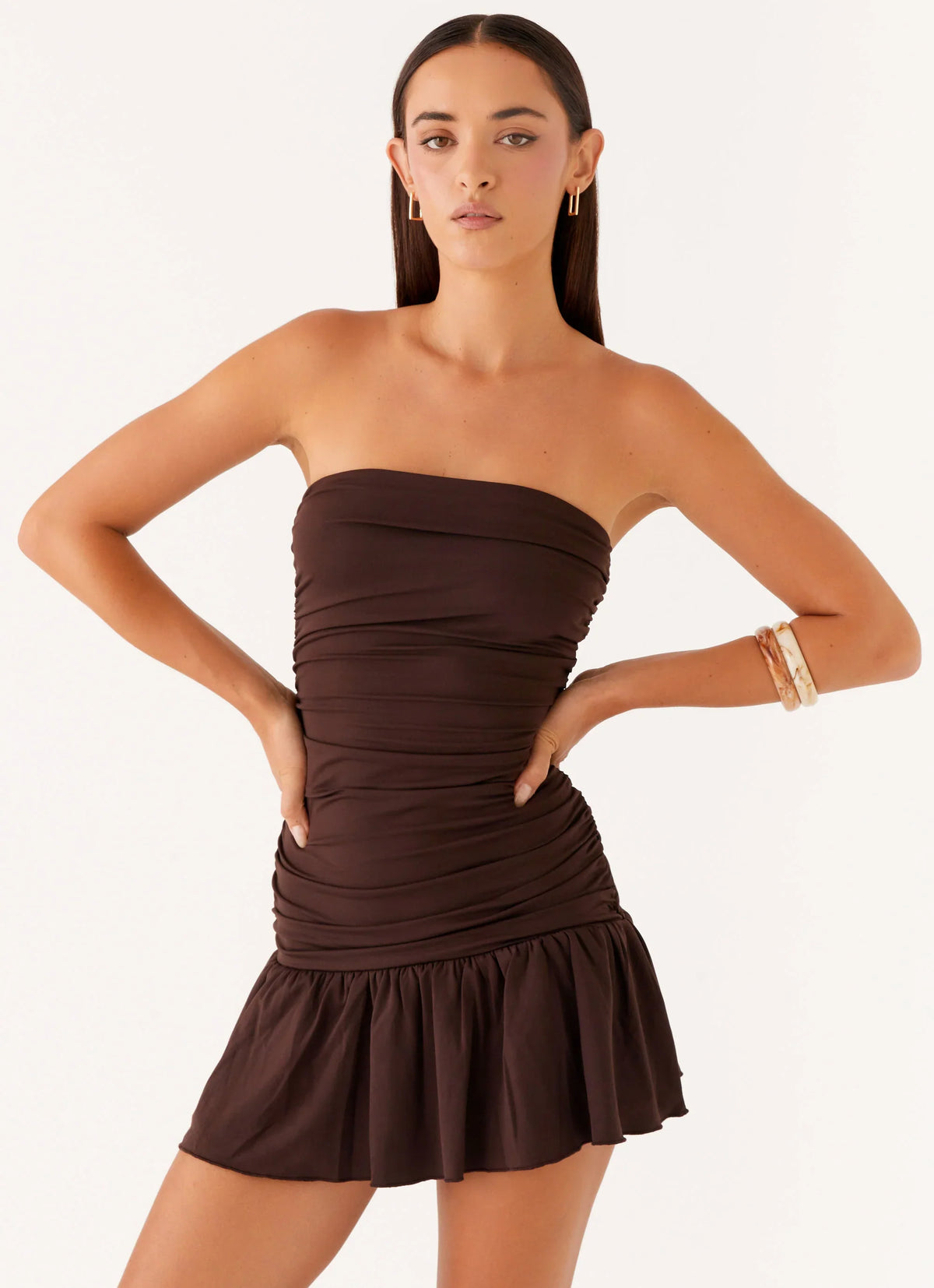 Minivestido Eclair - Chocolate