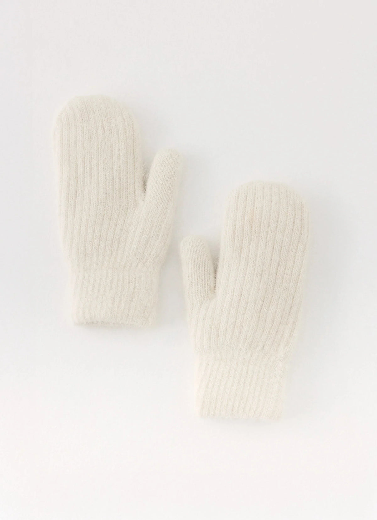 Mitones de punto Winter Blaze - Crema