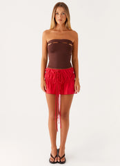 Top bandeau Fia - Chocolate