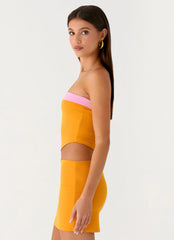 Minivestido Ica - Naranja