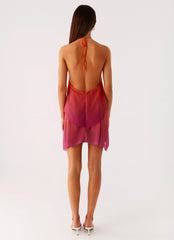 Minivestido Twin Flame - Degradado Naranja