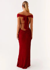 Maxivestido Chantelle - Rojo
