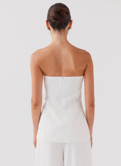 Top Tomara que Caia Riviera - Off-white