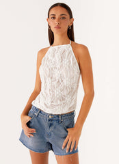 Top Evia Halter - Marfim