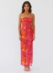 Top de tubo de malla para fiesta en la azotea - Sol floral