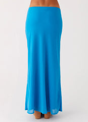 Maxifalda de gasa Another Life - Turquesa