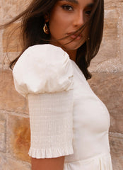Minivestido Enya - Marfil
