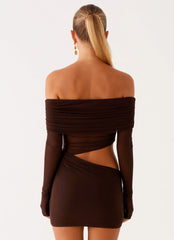 Minivestido Emery - Chocolate