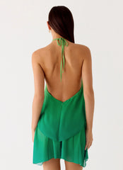 Minivestido Twin Flame - Degradê Verde