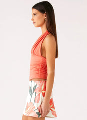 Top Avena Halter - Coral