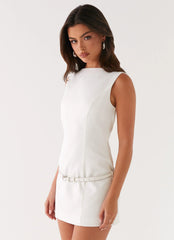Mini vestido Jaci - Blanco