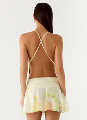 Minifalda Blushing Bloom - Prado primaveral