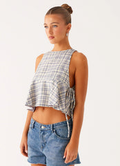 Top corto tipo halter Osborne - Comprobar