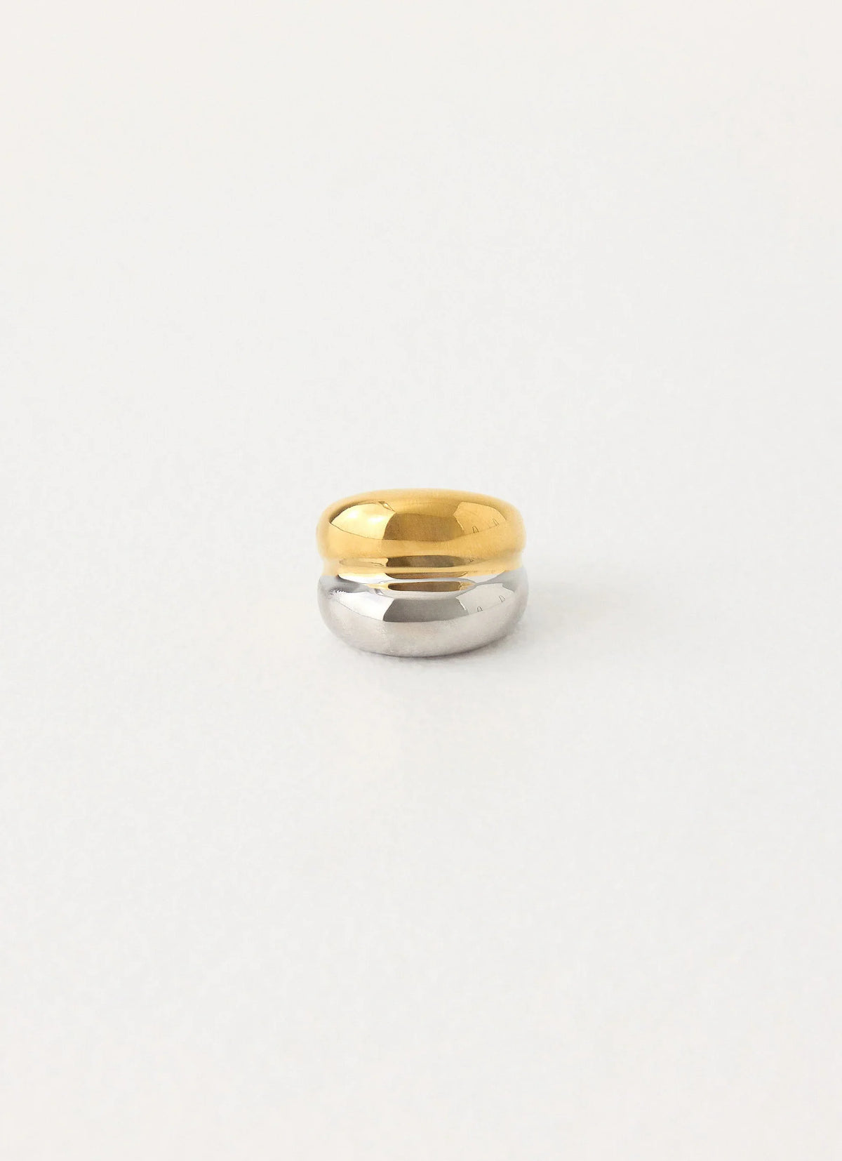 Anillo Hushed Tone - Oro/Plata