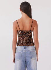 Top Amani Cami - Leopardo