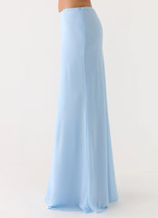 Falda Larga de Gasa Star Girl - Azul
