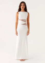 Vestido largo Karma - Blanco
