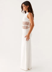 Vestido largo Karma - Blanco