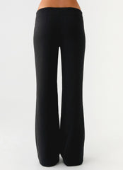 Pantalón Houston con Lazada Delantera - Negro