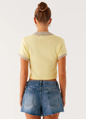 Polo de Tricô Walsh - Amarelo
