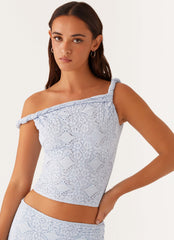 Top Diamond Sky - Azul