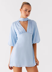 Minivestido Mary - Azul