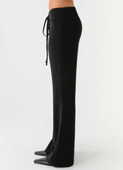 Pantalón Houston con Lazada Delantera - Negro