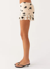 Minissaia-short Blind Faith Flock - Creme