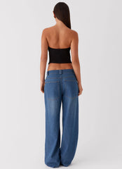 Top em Cascata Sunlight - Preto