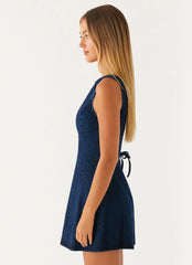 Minivestido vaquero Rochelle - Azul