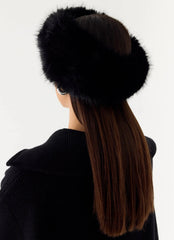 Tiara de Pelo Sintético North Pole - Preta