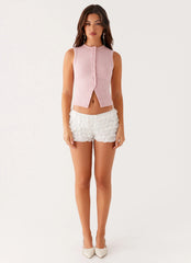 Top Blair abotonado - Rosa