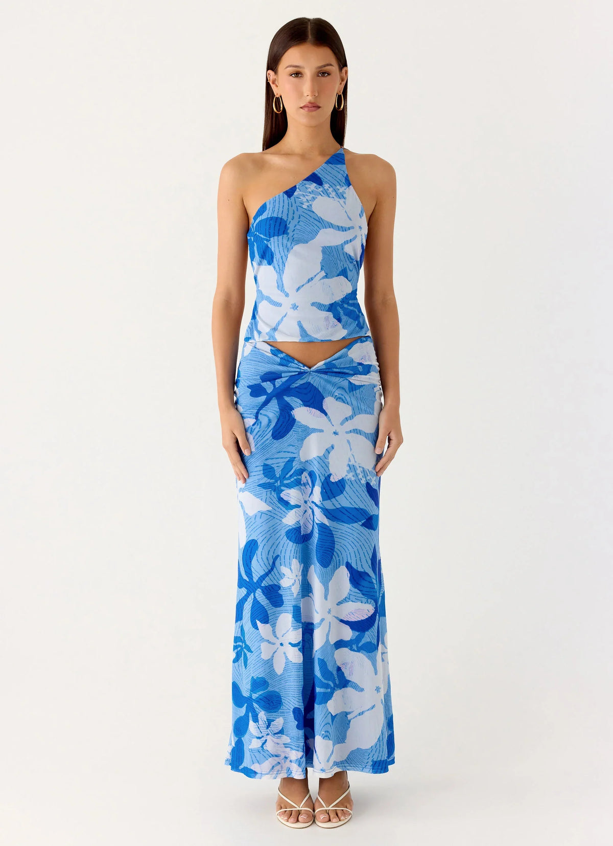 Falda maxi Briene - Azul marino